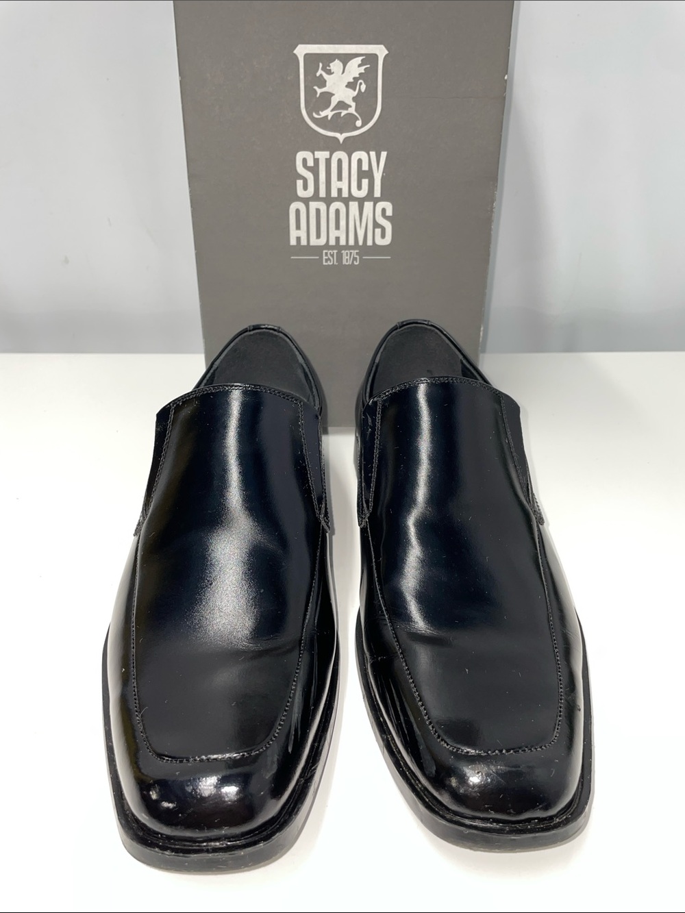 STACY ADAMS CASSIDY BLACK LOAFERS FTL-08-160
